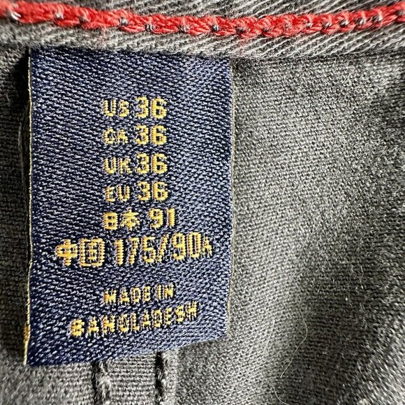 Gap Lived In Shorts Men’s Size 36 Gray Chino Bermuda 3256 100% Cotton 11" Khakis - Picture 9 of 12